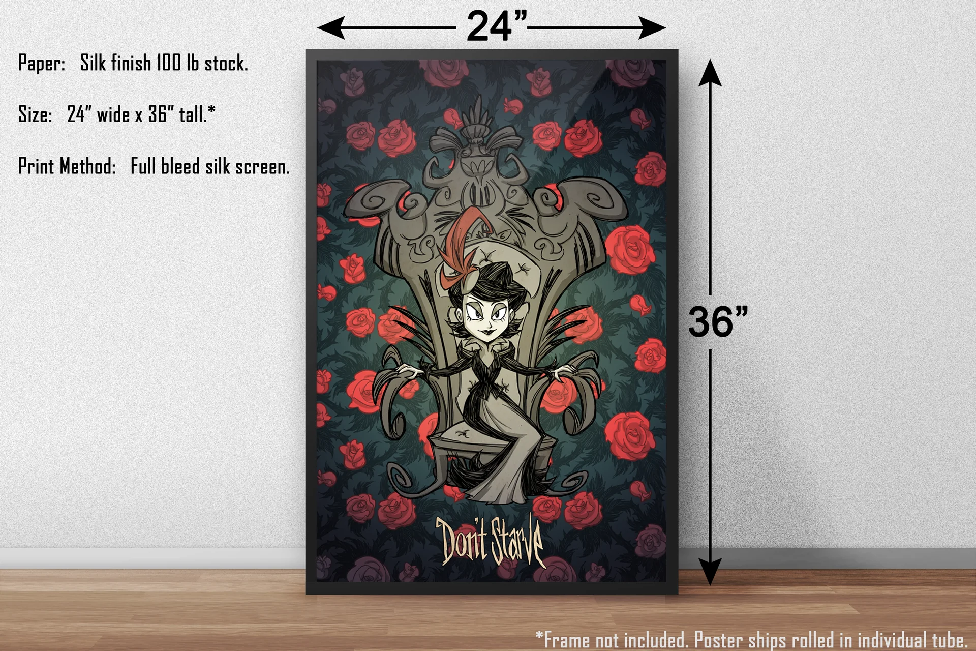 Poster - Don't Starve Charlie Throne & Thorns - Image 2